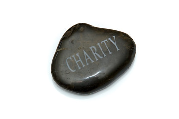 Image showing charity stone