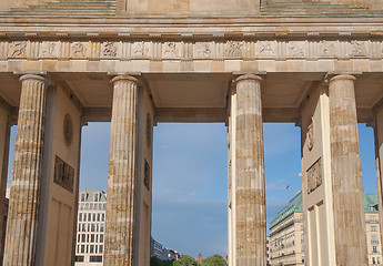 Image showing Brandenburger Tor Berlin