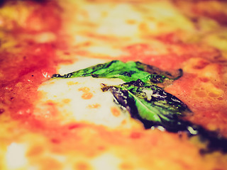 Image showing Retro look Pizza picture