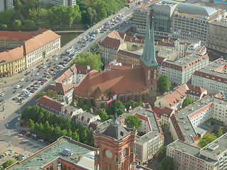 Image showing Berlin aerial view