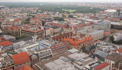 Image showing Leipzig aerial view