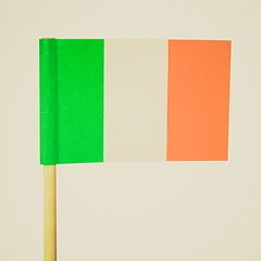 Image showing Retro look Irish flag