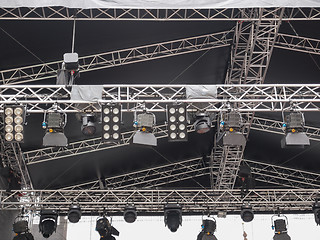 Image showing Stage lights