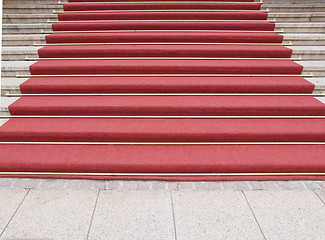 Image showing Red carpet