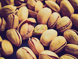 Image showing Retro look Pistachios picture