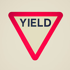 Image showing Retro look Yield