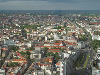 Image showing Berlin aerial view