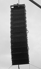 Image showing Line array speakers