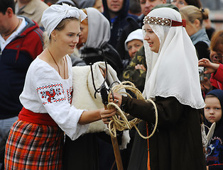 Image showing Two rural women