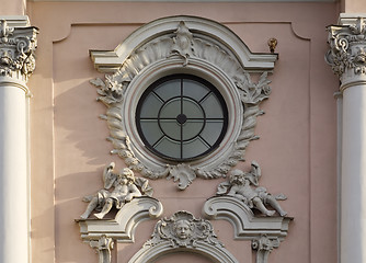 Image showing Architectural frieze with angels