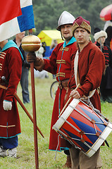 Image showing Military drummer