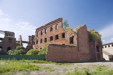 Image showing Old barracks in Noteburg fortress