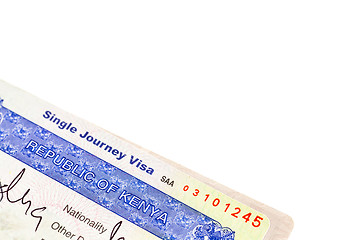 Image showing Kenya visa