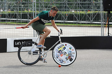 Image showing Bicycle polo