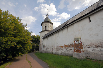 Image showing Walls of Spaso-Andronikov monastery, Moscow, Russia