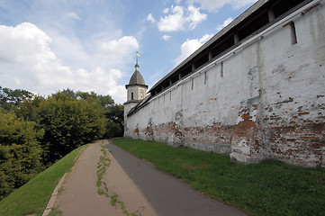 Image showing Walls of Spaso-Andronikov monastery, Moscow, Russia