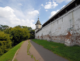 Image showing Walls of Spaso-Andronikov monastery, Moscow, Russia