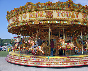 Image showing Fairground Carousel