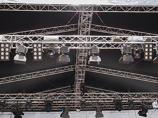 Image showing Stage lights