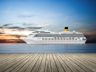 Image showing cruise ship