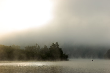 Image showing Foggy river