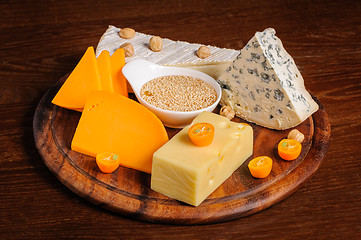 Image showing cheese plate