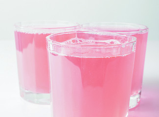 Image showing Pink grapefruit juice