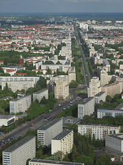 Image showing Berlin aerial view