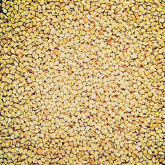 Image showing Retro look Sesame seeds