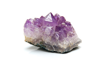 Image showing purple amethyst cluster