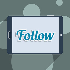 Image showing Follow