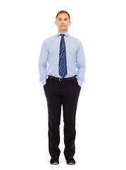 Image showing serious businessman