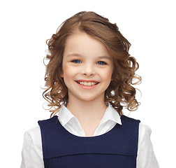 Image showing portrait of smiling little girl