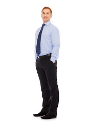 Image showing smiling businessman