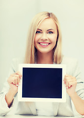 Image showing woman with tablet pc