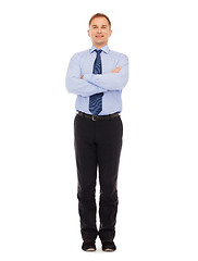 Image showing smiling businessman