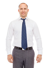 Image showing smiling businessman