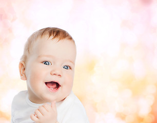 Image showing smiling little baby