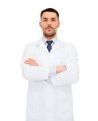 Image showing male doctor in white coat