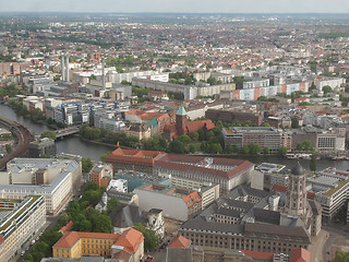 Image showing Berlin aerial view