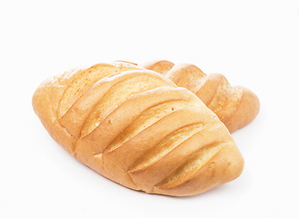 Image showing bread on a white background