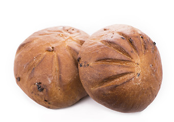 Image showing bread on a white background