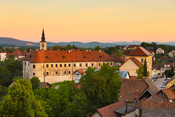 Image showing Panorama of Metlika, Slovenia, Europe.