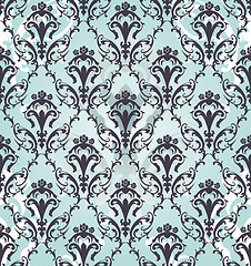 Image showing Damask seamless pattern