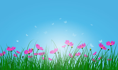 Image showing Meadow color background