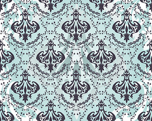 Image showing Damask seamless pattern