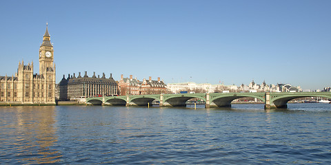 Image showing Westminster bridge, London