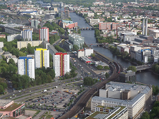 Image showing Berlin aerial view