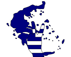 Image showing Greece hand signal