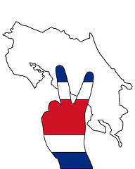 Image showing Costa Rica Hand Signal